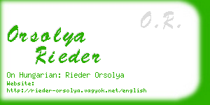 orsolya rieder business card